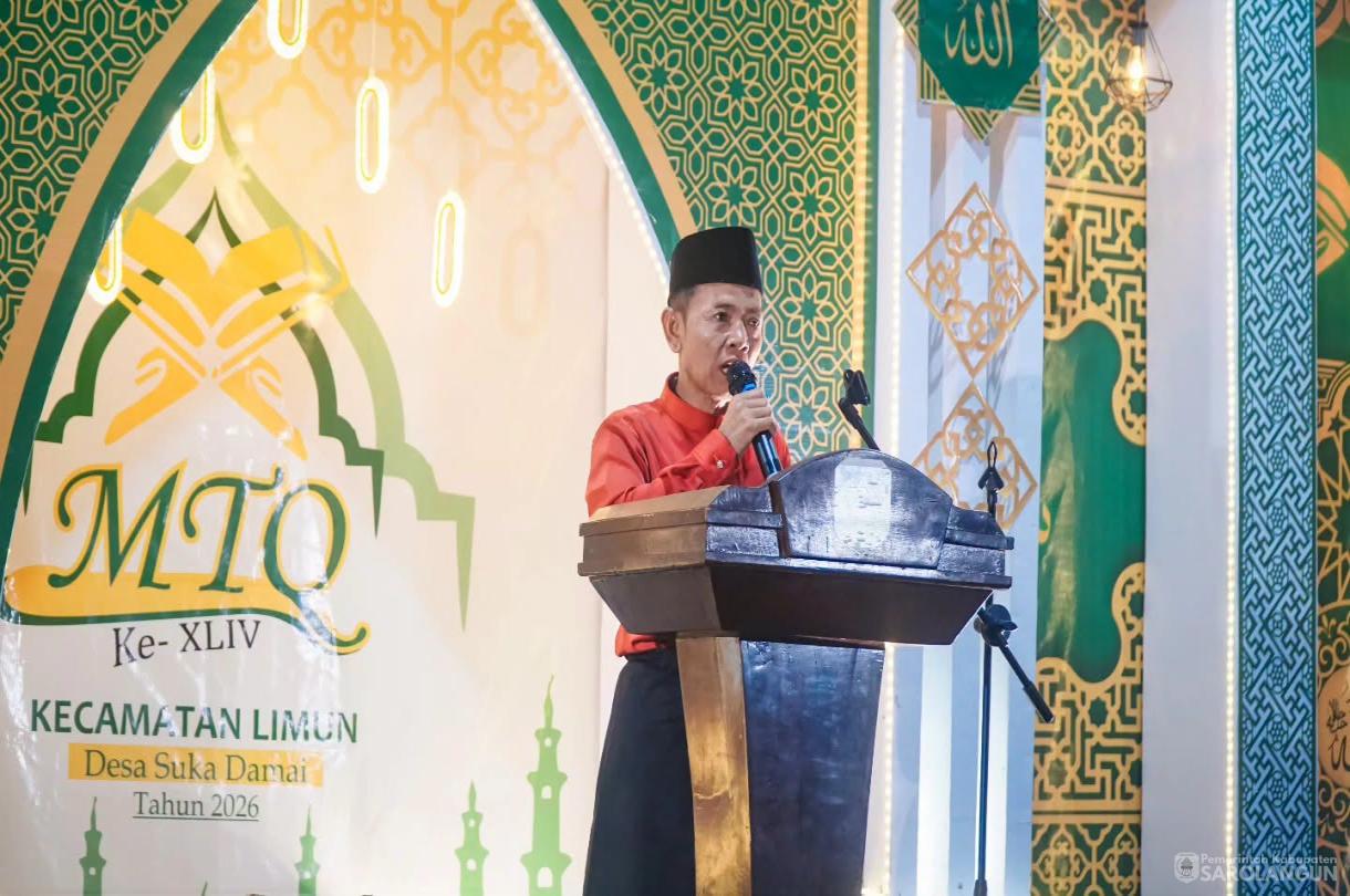 27 Juni 2026 Pembukaan MTQ Tingkat Kecamatan Limun di Desa Sukadamai Kecamatan Limun