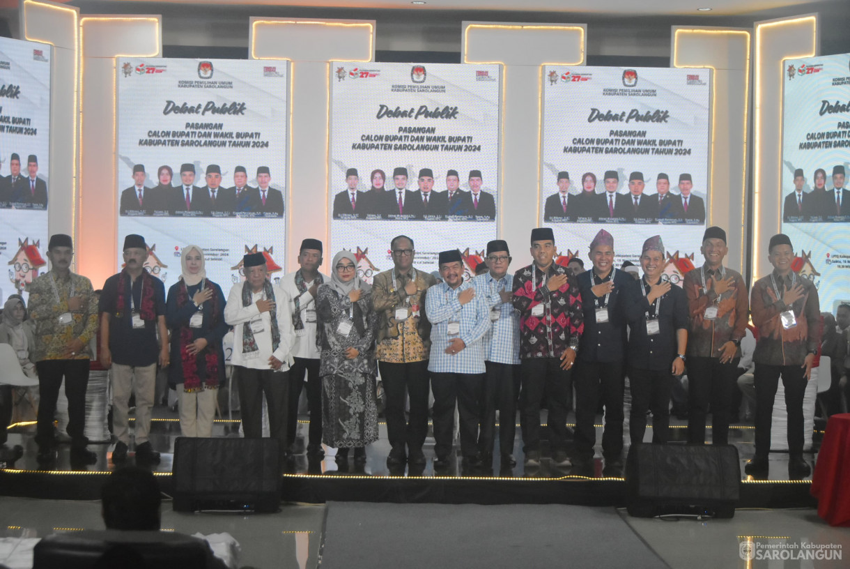 16 November 2024 - Debat Publik Calon Bupati dan Wakil Bupati Sarolangun, Bertempat di Gedung LPTQ Sarolangun&nbsp;