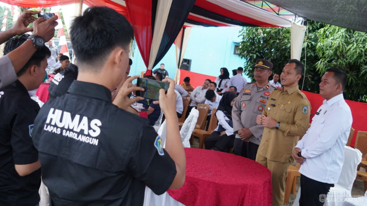 9 September 2025&nbsp; Zoom Meeting Dengan Menteri Imigrasi dan Pemasyarakatan RI Sekaligus Dirangkaikan Kegiatan Penanaman Pohon Kelapa Bertempat di Lapas II B Sarolangun