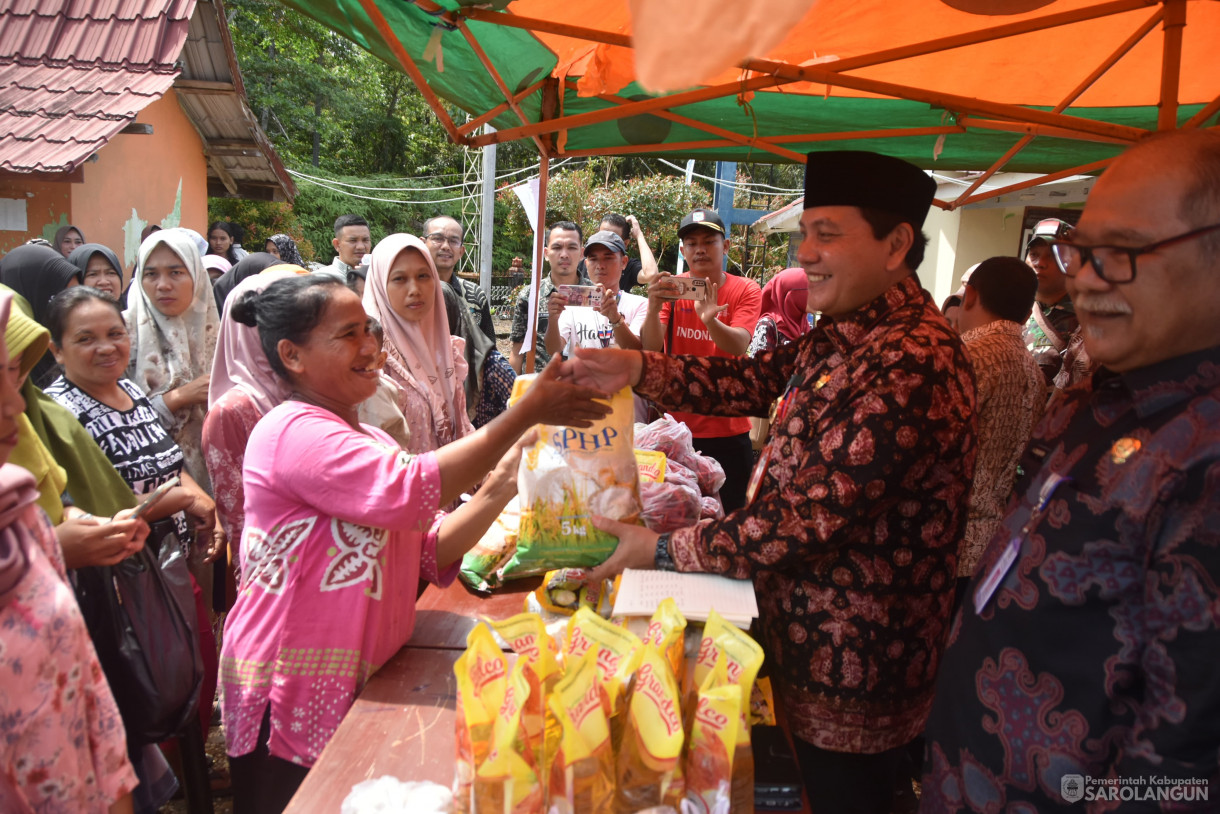 13 Juni 2024 - Gerakan Pangan Murah Murah Dalam Rangka Menjaga Stabilitas Harga Bahan Pokok Di Desa Sungai Gedang Kecamatan Singkut