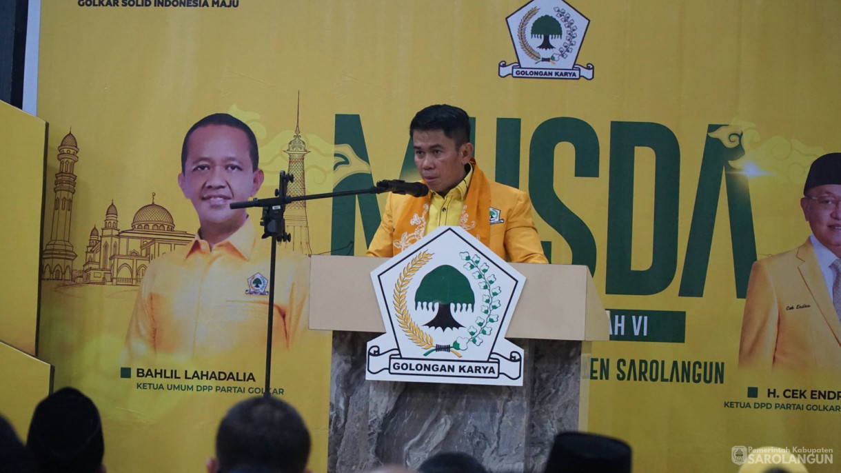 9 Februari 2026 Musda Golkar Ke VI Kabupaten Sarolangun