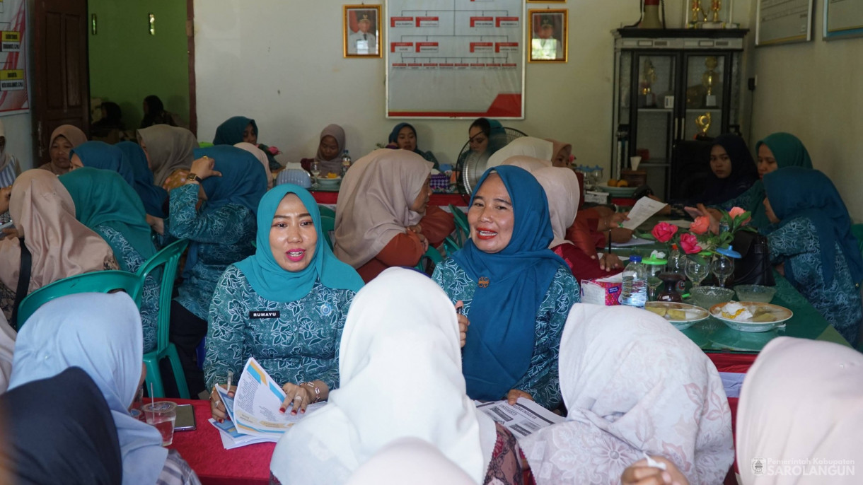 23 April 2026 Ketua TP PKK Kabupaten Sarolangun Laksanakan Kegiatan Monitoring dan Supervisi di Desa Sungai Baung Kecamatan Batang Asai