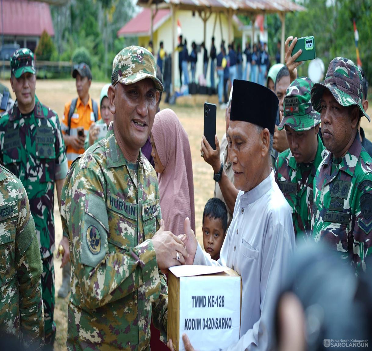 21 Mei 2026 Upacara Penutupan TNI Manunggal Membangun Desa ke 128 TA 2026, di desa Seko besar Kecamatan Pauh