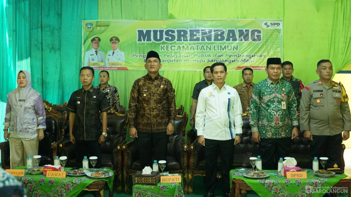 5 Januari 2026 Musrenbang Kecamatan Limun Sekaligus Penyerahan 7 unit Mobil Dokter Maju untuk 7 Kecamatan dalam Kabupaten Sarolangun