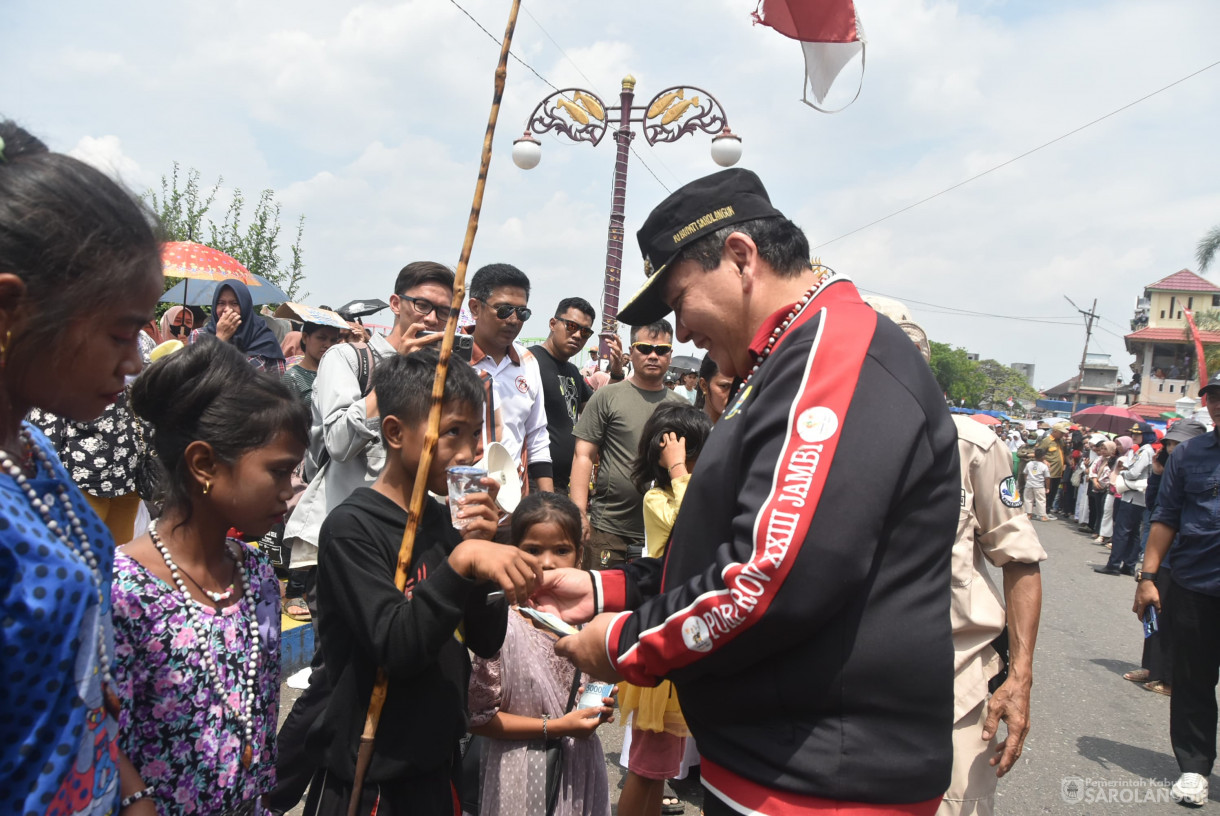 18 Agustus 2024 -&nbsp;Pawai Karnaval Memperingati HUT RI Ke 79, Bertempat di Depan Rumah Dinas Bupati Sarolangun