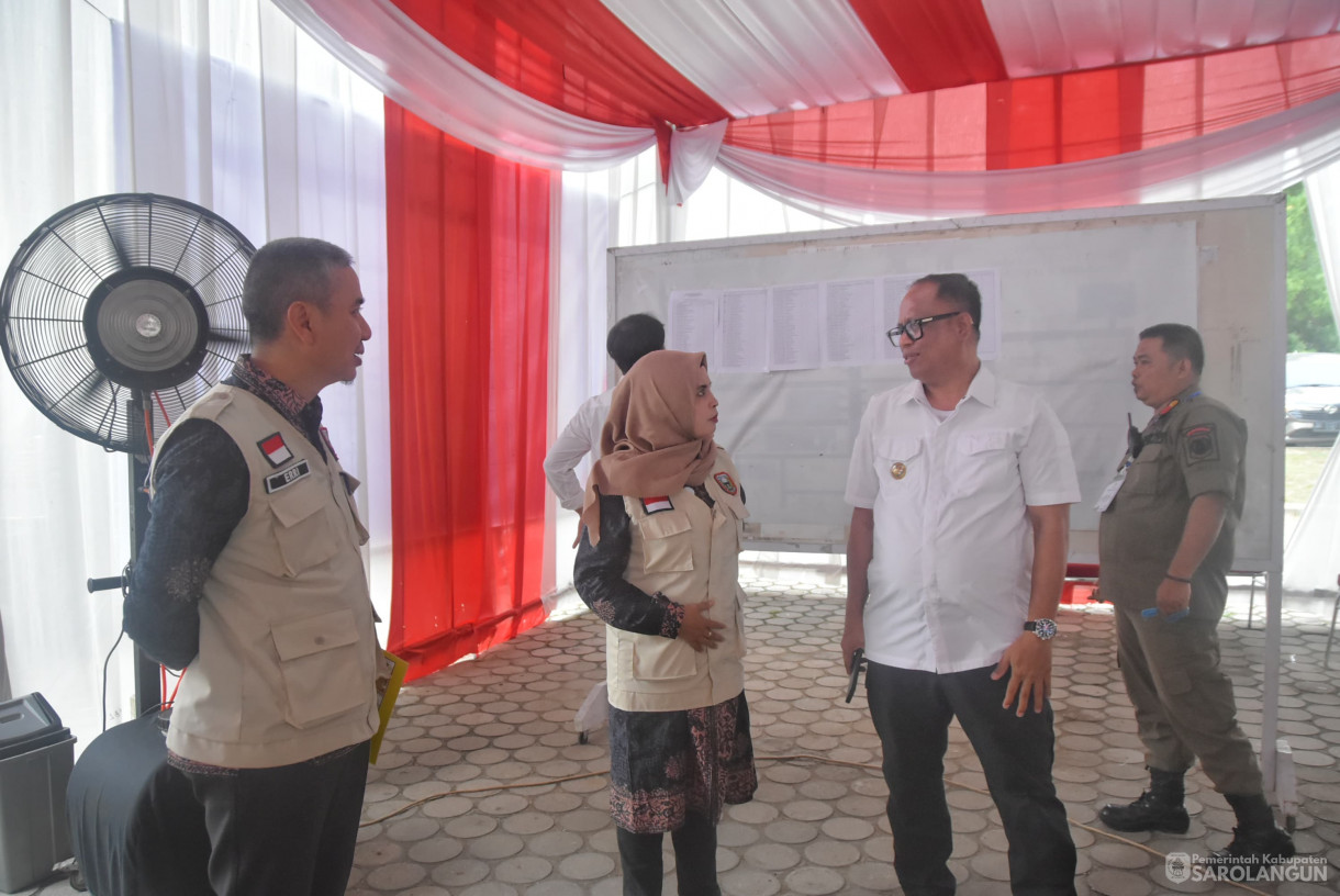26 Oktober 2024 -&nbsp;Monitoring Pelaksanaan Tes SKD CPNS Pemerintah Kabupaten Sarolangun, Bertempat di Balairung Universitas Jambi