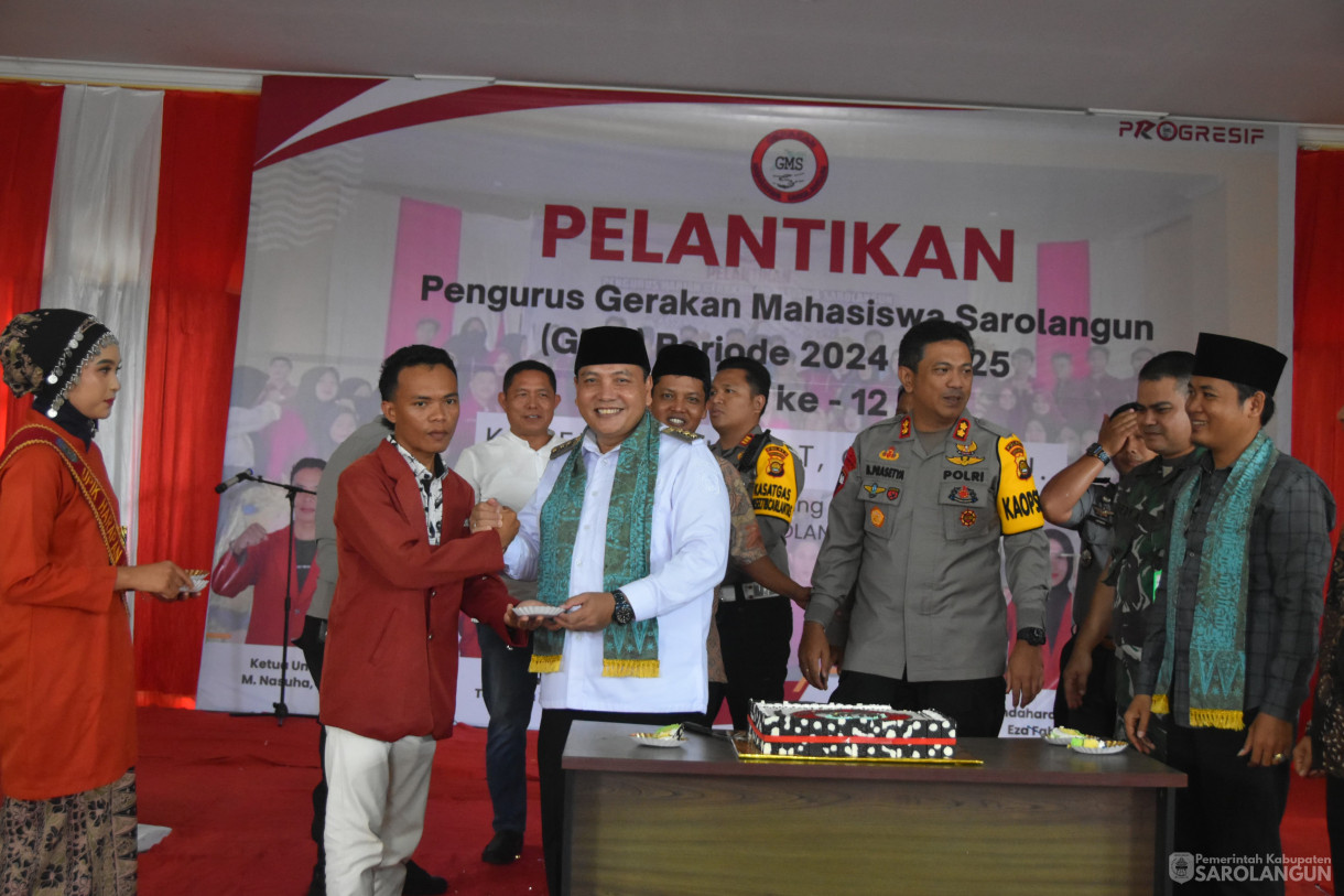 31 Januari 2024 - Pelantikan Pengurus Gerakan Mahasiswa Sarolangun Periode 2024 sd 2025 Di Gedung LPTQ Sarolangun