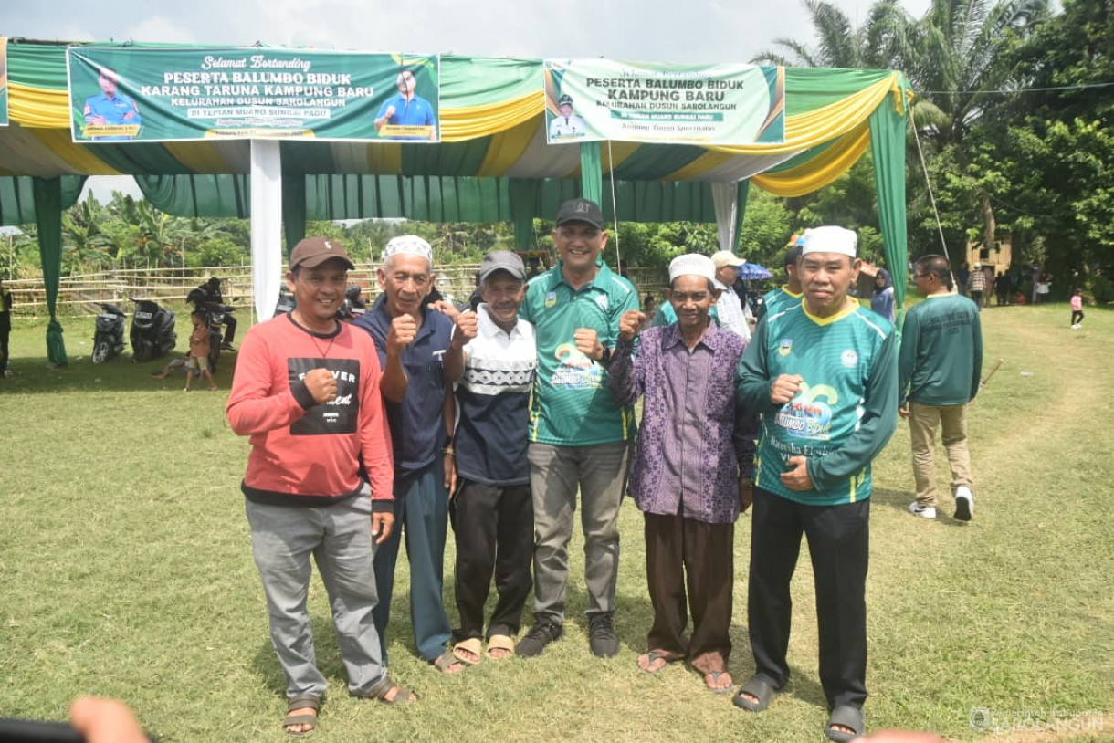 2 November 2025&nbsp; Balumbo Biduk Dalam Rangka HUT Sarolangun di Kampung Baru Kelurahan Dusun Sarolangun