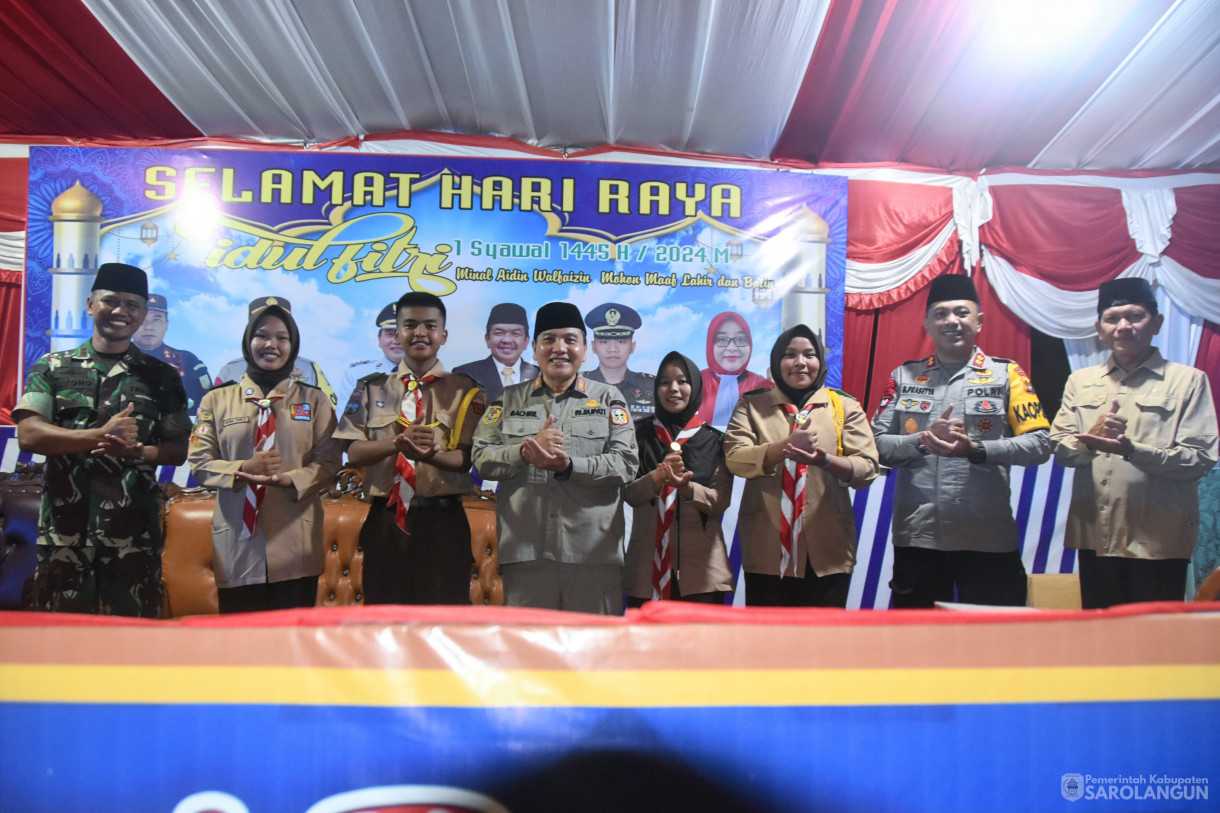 8 April 2024 - Buka Bersama Forkopimda Di POS Pengamanan Lebaran Tahun 2024 Kabupaten Sarolangun