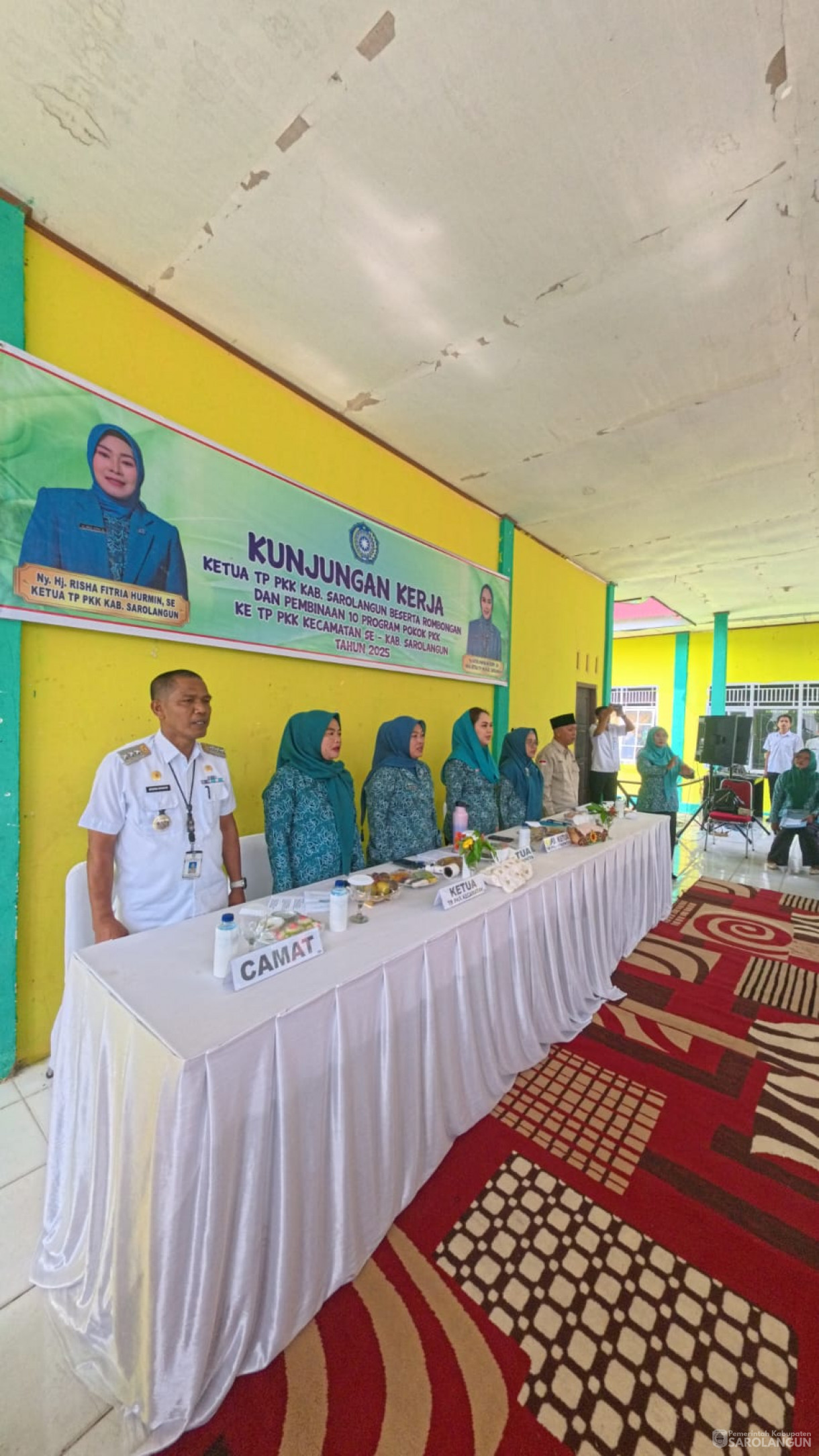 11 Juni 2025 -&nbsp;Kunjungan Ketua TP PKK kabupaten Sarolangun Beserta Rombongan Dalam Rangka Kunjungan Kerja Dan Pembinaan 10 Program Pokok PKK Kecamatan Air Hitam
