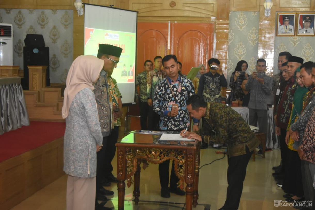 6 November 2025&nbsp; Pembukaan Secara Resmi Kegiatan Sosialisasi Peraturan Pencegahan Korupsi di Kabupaten Sarolangun