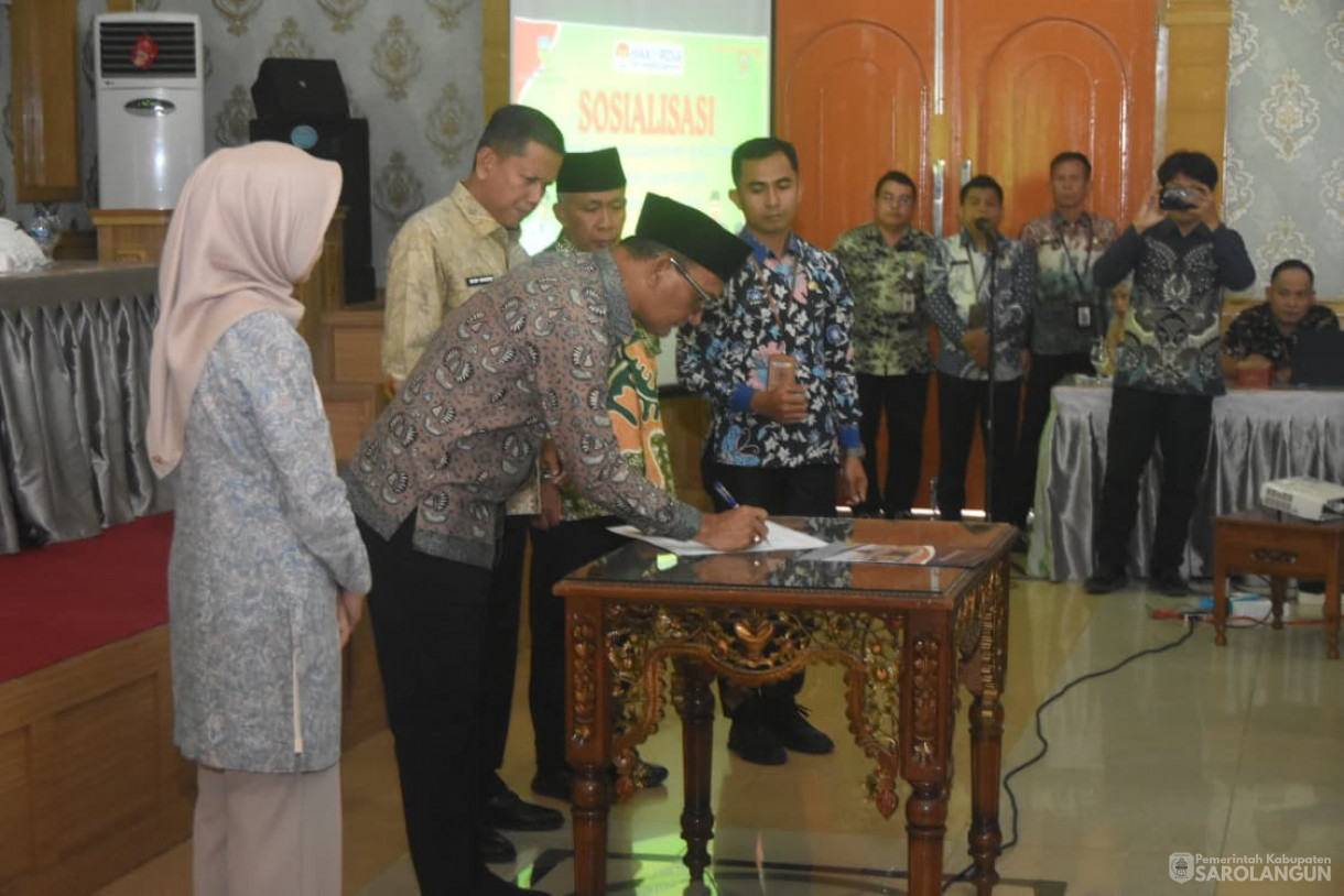 6 November 2025&nbsp; Pembukaan Secara Resmi Kegiatan Sosialisasi Peraturan Pencegahan Korupsi di Kabupaten Sarolangun