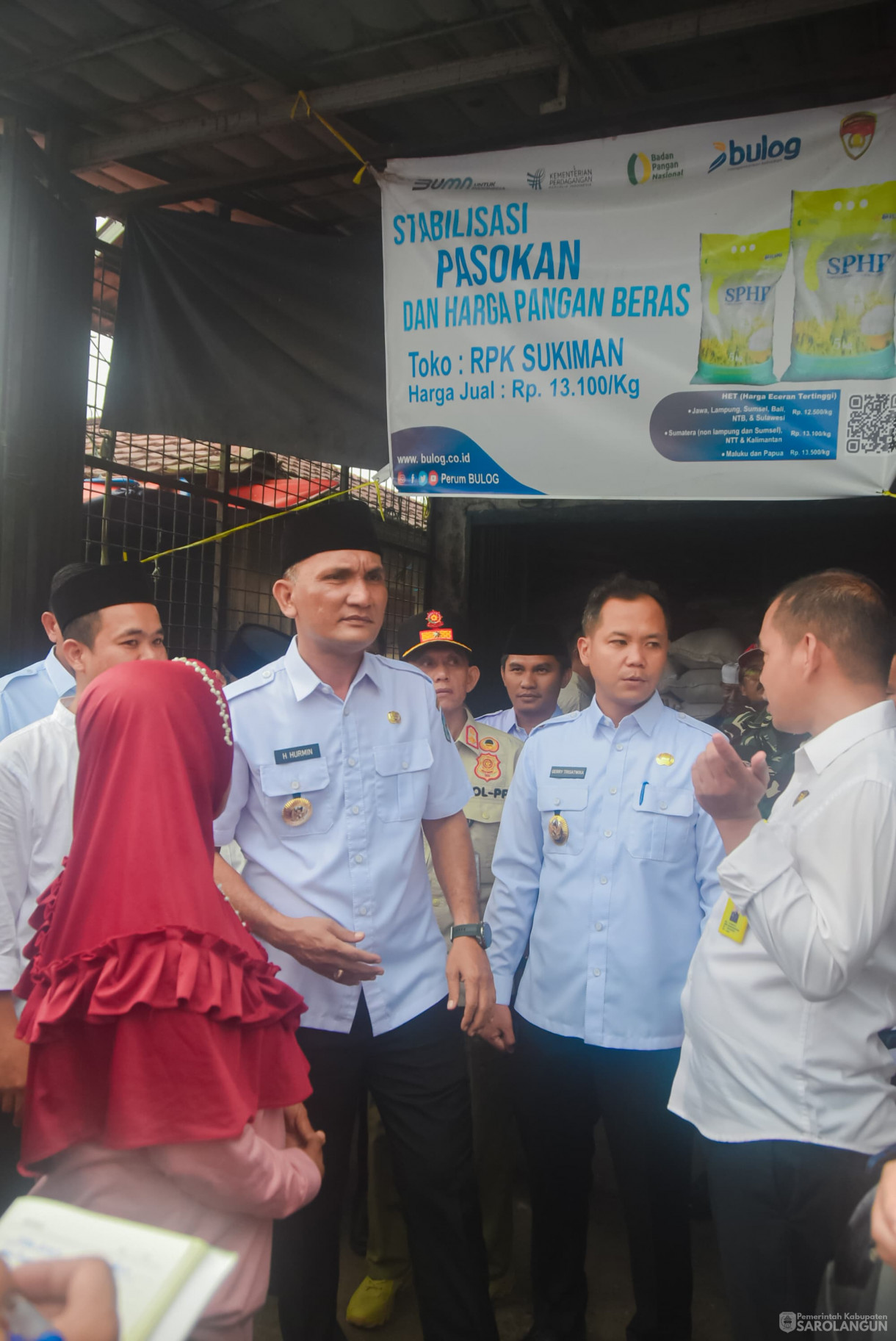 26 Maret 2025 -&nbsp;Sidak Pasar Menjelang Hari Raya Idul Fitri di Pasar Atas Sarolangun