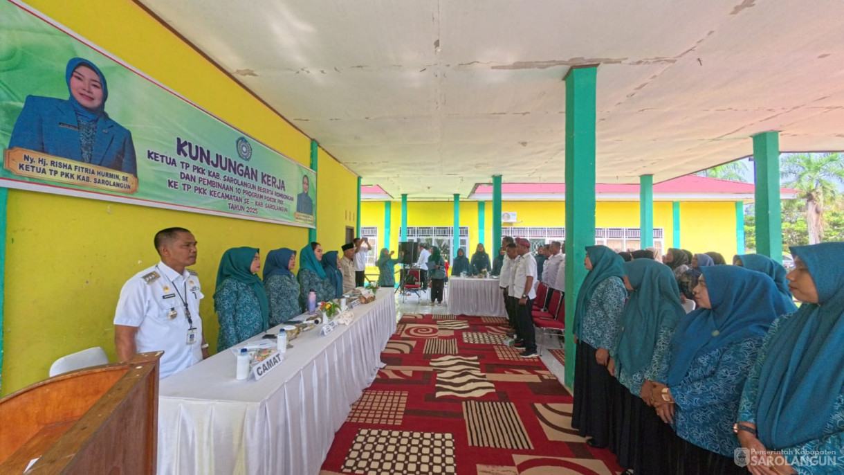 11 Juni 2025 -&nbsp;Kunjungan Ketua TP PKK kabupaten Sarolangun Beserta Rombongan Dalam Rangka Kunjungan Kerja Dan Pembinaan 10 Program Pokok PKK Kecamatan Air Hitam