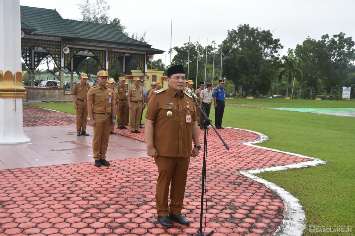 5 Februari 2024 - Apel Gabungan Serta Penyerahan Penghargaan Penyerapan Realisasi Anggaran Dan Penurunan Stunting