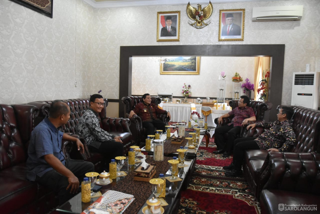 15 September 2023 - Penjabat Bupati Sarolangun Bersilaturahmi Dengan Kakanwil BPN Provinsi Jambi di Rumah Dinas Bupati Sarolangun