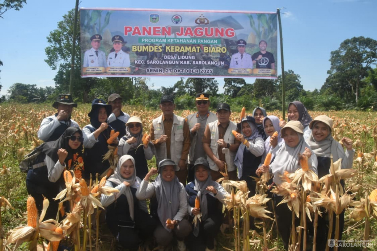 27 Oktober 2025&nbsp; Panen Jagung Ketahanan Pangan di Desa Lidung