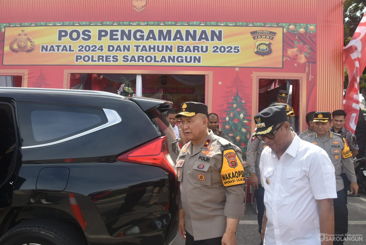 25 Desember 2024 - Menyambut Kedatangan Wakapolda Jambi di Pospam Sarolangun