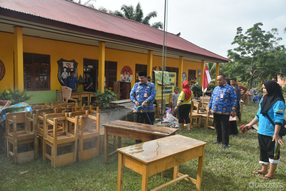 17 Januari 2024 - Meninjau Kondisi Sekolah Pasca Banjir Di Kecamatan Sarolangun