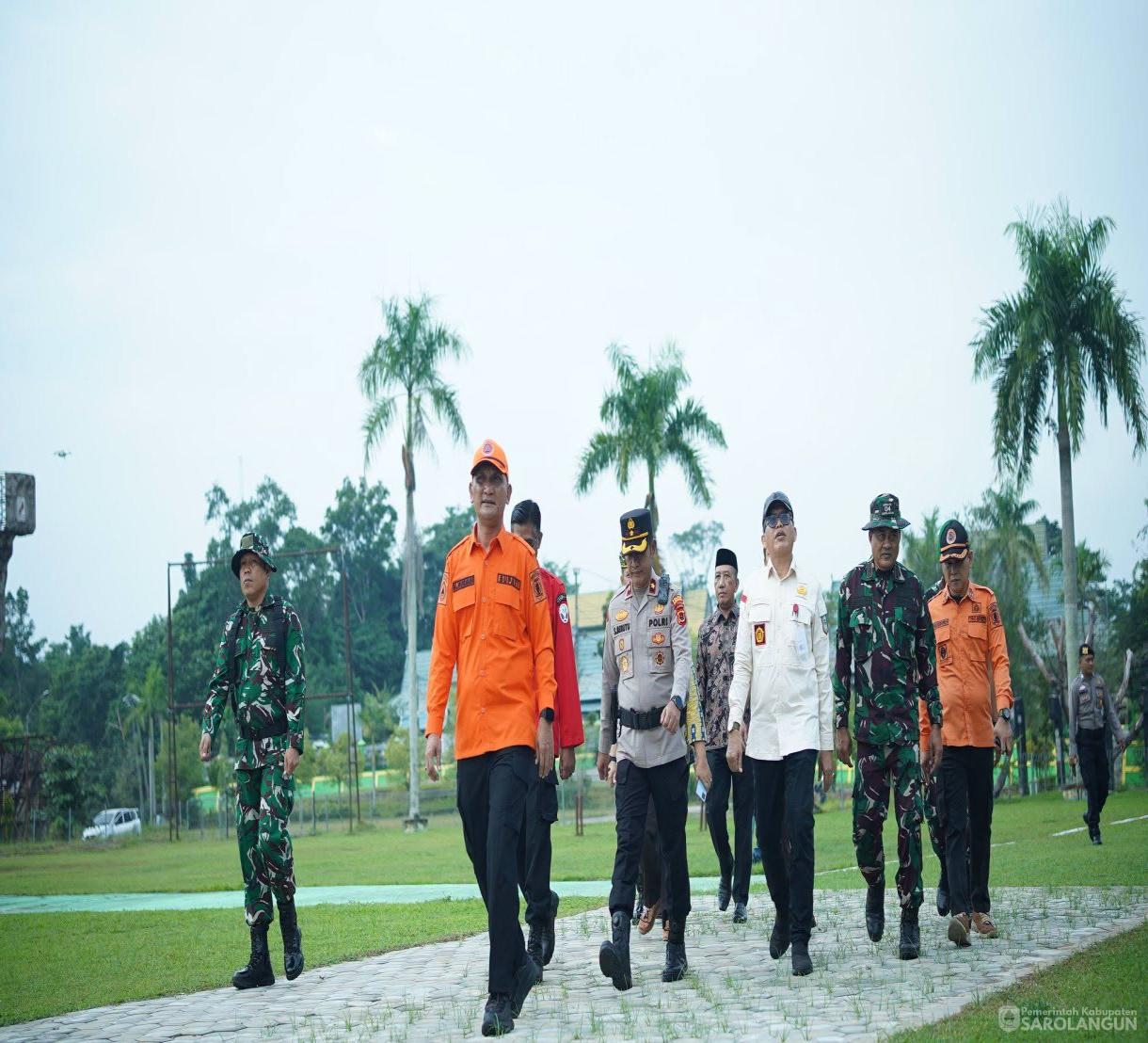 7 Juli 2026 Apel Gabungan dan Gelar Pasukan Siaga Darurat Bencana Kebakaran Hutan dan Lahan di Kabupaten Sarolangun Tahun 2026