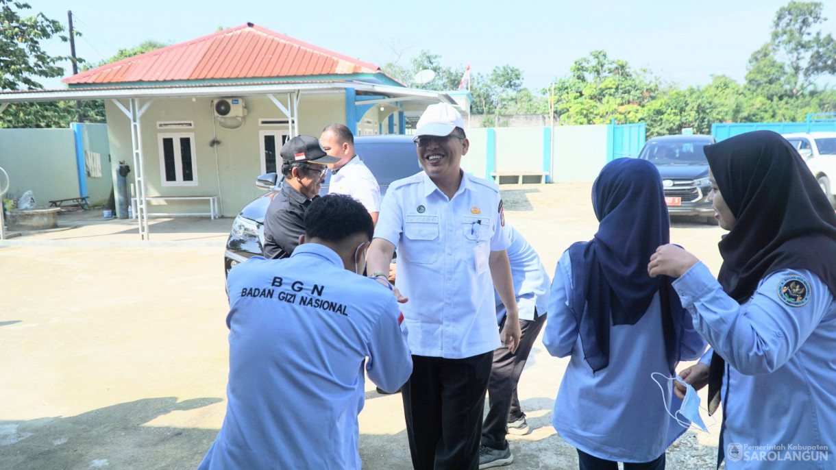 4 Januari 2026 Peninjauan SPPG Yayasan Sinar Makmur Desa Kertopati Kecamatan Mandiangin