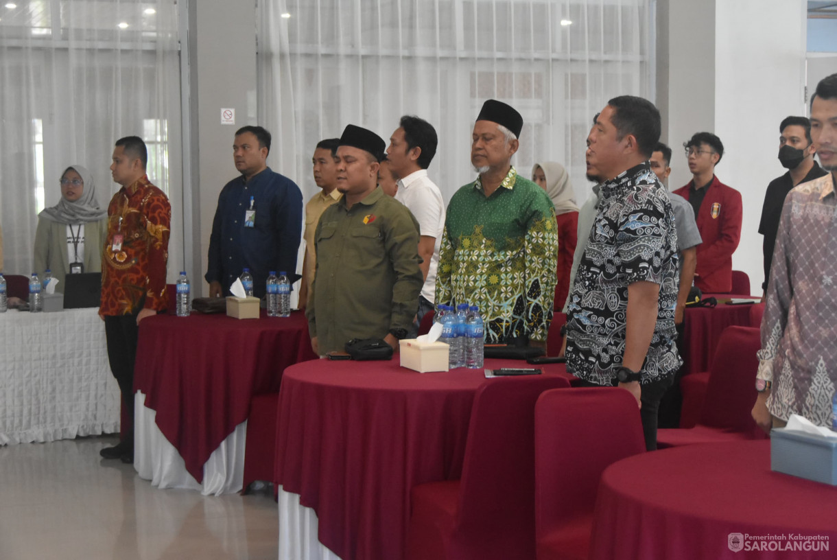 11 Oktober 2024 - Rapat Koordinasi Bersama Stakeholder Dalam Rangka Penandatanganan Kerjasama Dan Sosialisasi Pengawasan Siber Pada Pemilihan Serentak Tahun 2024, Bertempat di Aula Hotel Nafiti Sarolangun