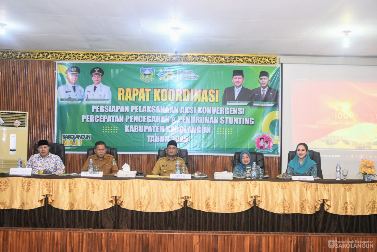 3 Juni 2025 - Rapat Koordinasi Aksi Konvergensi Penanganan Stunting