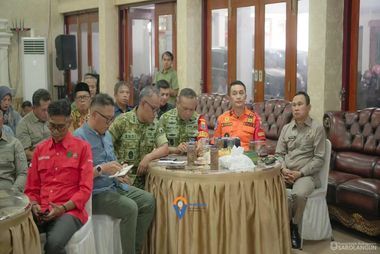 21 Agustus 2026 Rapat Koordinasi Tim Satgas karhutla Provinsi Jambi, bertempat di rumah Dinas bupati Sarolangun