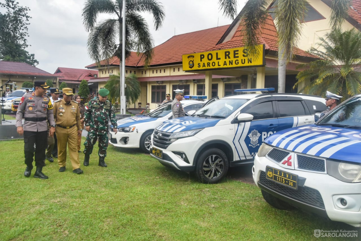 10 Februari 2025 - Apel Gelar Pasukan Operasi Keselamatan Siginjai 2025 Bertempat di Polres Sarolangun 