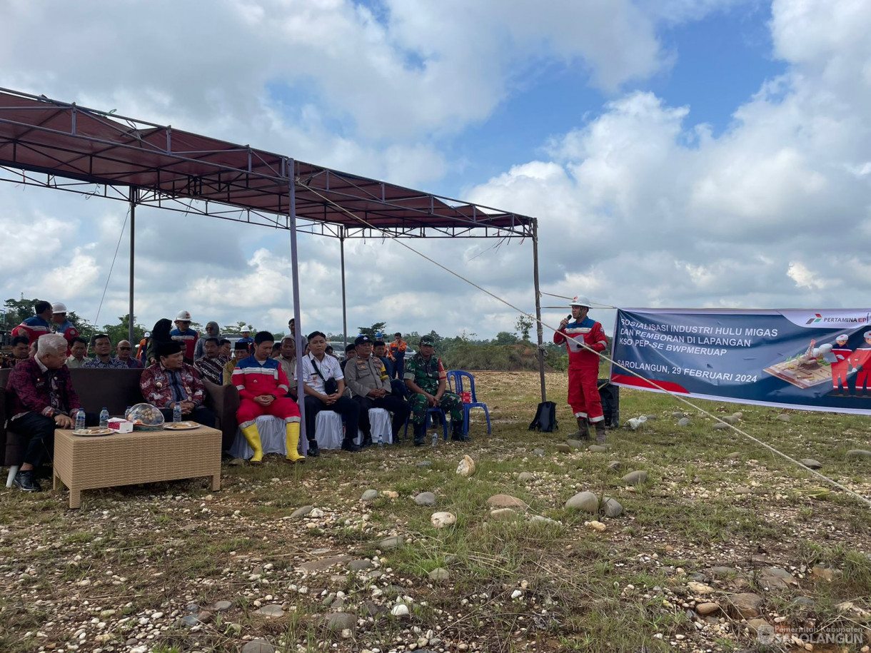 29 Februari 2024 - Sosialisasi Industri Hulu Migas Dan Pemboran di Lapangan KSO PEP SE BWP Meruap Kec. Sarolangun Kab. Sarolangun