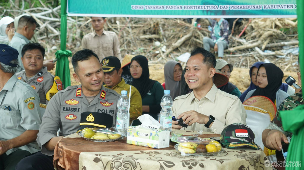 9 April 2026 Wakil bupati Sarolangun mengikuti percepatan tanam Dilokasi cetak sawah rakyat 10.000 hektar, kabupaten sarolangun