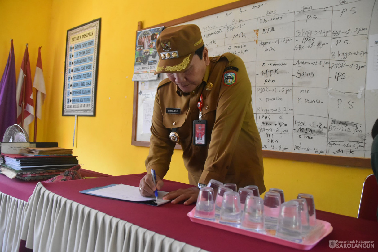 10 September 2024 -&nbsp;Sidak Ke SDN 125 Desa Talang Serdang Kecamatan Mandiangin