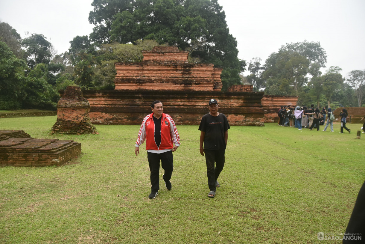 6 Juli 2024 -&nbsp;Meninjau Candi Gumpung dan Candi Kedaton Muaro Jambi