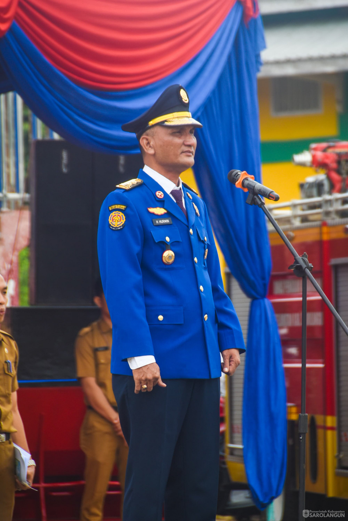 21 April 2025 -&nbsp;Apel Peringatan HUT Damkar Ke 106 Tingkat Kabupaten Sarolangun