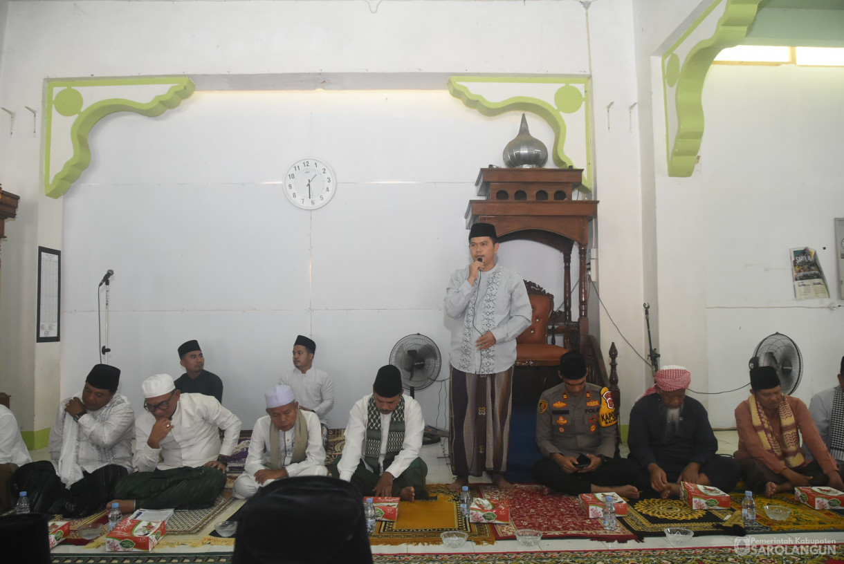 25 Juli 2025 - Sholat Jumat Berjamaah dan Sedekah Turun Betaun Masyarakat Desa Tanjung di Masjid Al Muawwanah Desa Tanjung