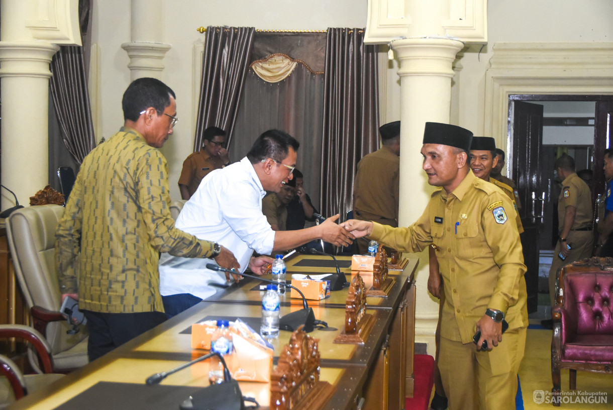 29 April 2025 -&nbsp;Rapat Paripurna Tingkat I Tahap III Jawaban Eksekutif Terhadap Pandangan Umum Fraksi Fraksi DPRD