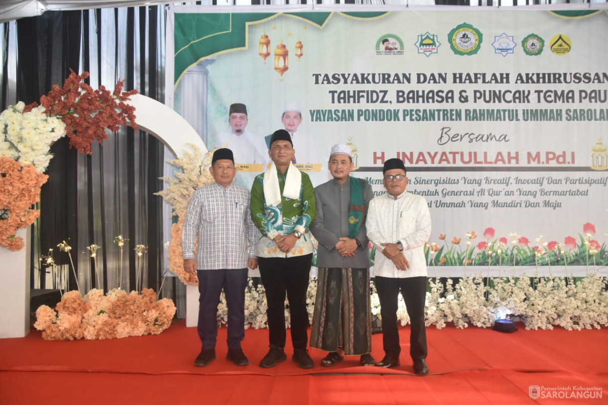19 Juni 2025 - Tasyakuran dan Haflah Akhirussanah Yayasan Pondok Pesantren Rahmatul Ummah Sarolangun&nbsp;