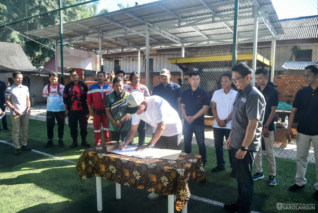 15 Juni 2025 -&nbsp;Pembukaan Turnamen Futsal Tingkat SD seKabupaten Sarolangun
