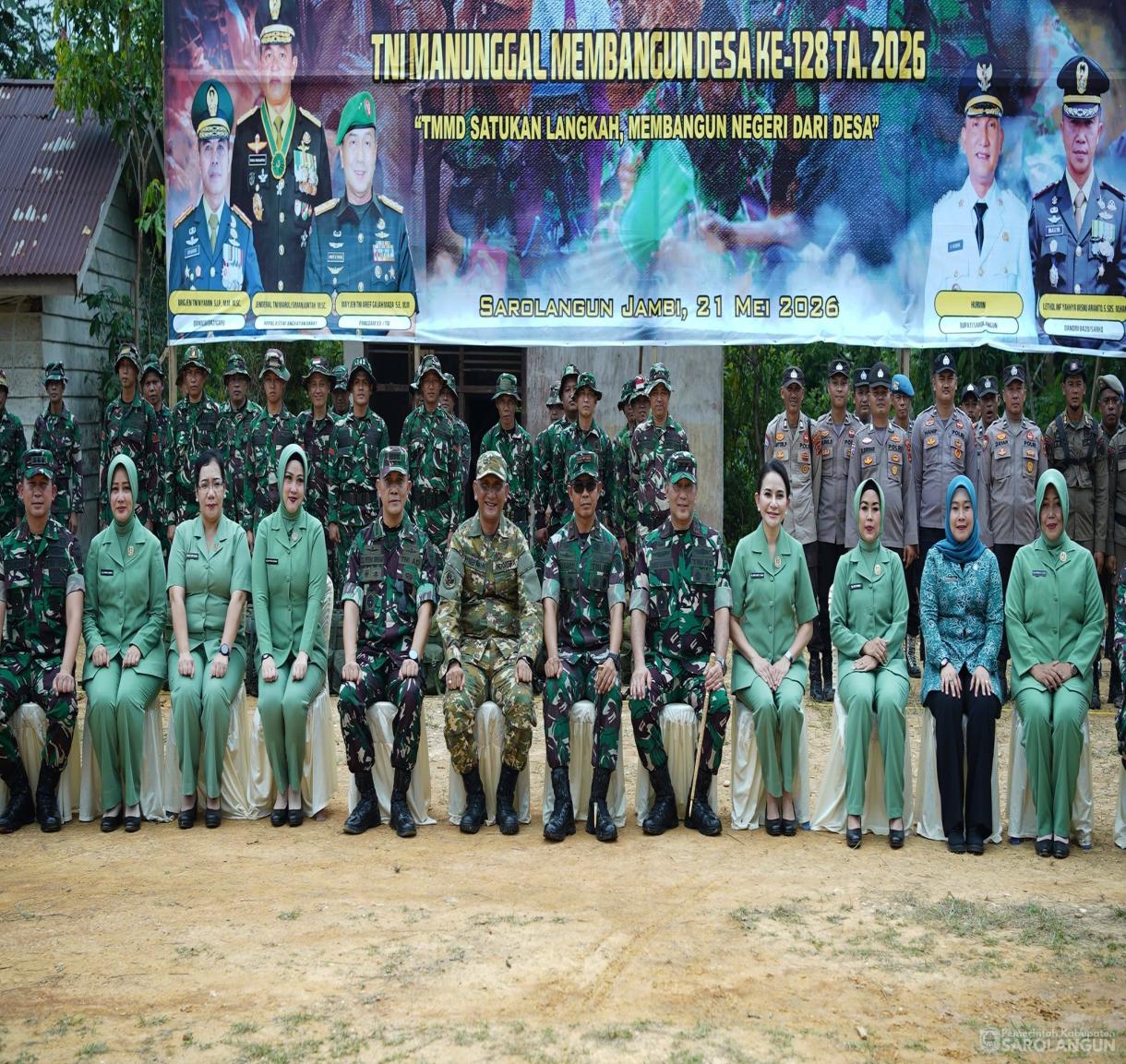 21 Mei 2026 Upacara Penutupan TNI Manunggal Membangun Desa ke 128 TA 2026, di desa Seko besar Kecamatan Pauh