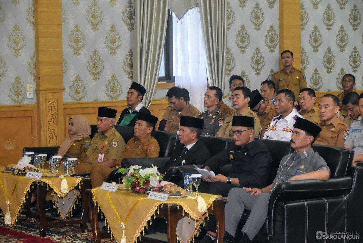 29 Juli 2025 - Pelantikan Pj Sekretaris Daerah Sarolangun di Aula Bappeda Sarolangun