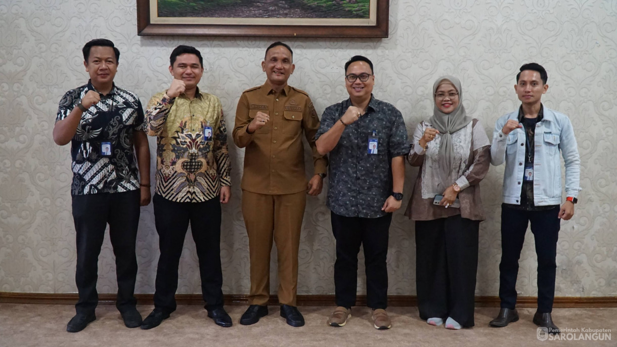 14 April 2026 Silaturrahmi Pimpinan BRI Cabang sarolangun dengan Bupati Sarolangun di Rumah Dinas Bupati Sarolangun