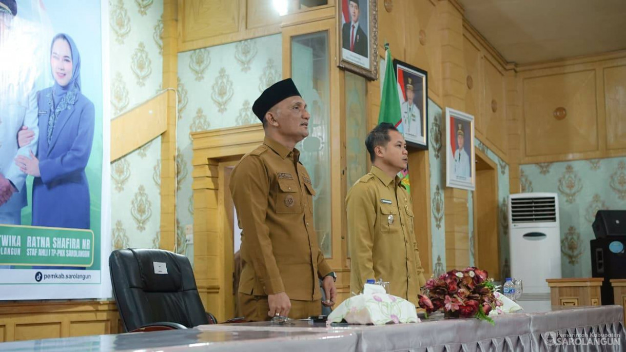 14 April 2026 Serah Terima Jabatan Camat Tahun 2026 di Ruang Aula Utama Kantor Bupati Sarolangun
