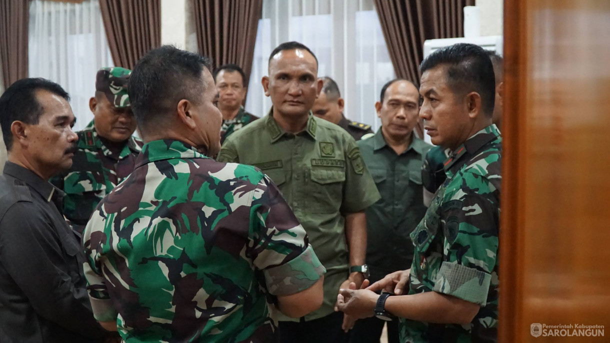 5 Mei 2026 Kunjungan Kerja Danrem 042 Gapu Beserta Rombongan di Rumah Dinas Bupati Sarolangun