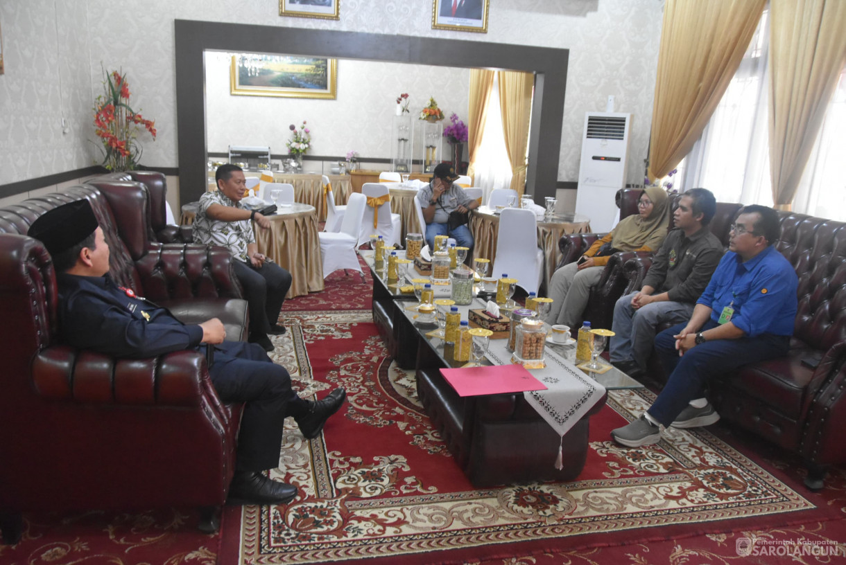 15 Agustus 2024 -&nbsp;Audiensi Dengan Kepala Taman Bukit 12, Bertempat di Rumah Dinas Bupati Sarolangun