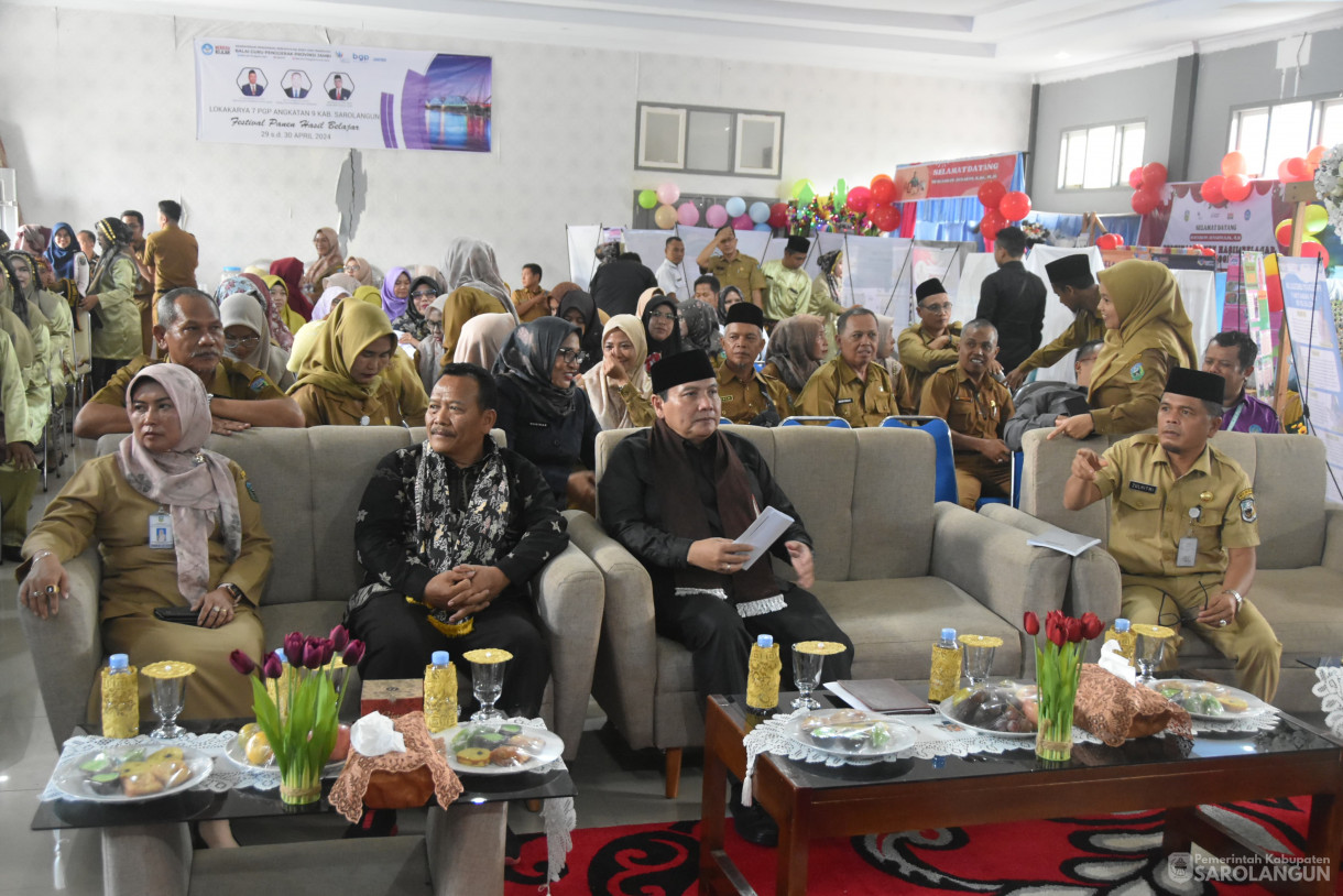 30 April 2024 - Launching Lokakarya 7 Panen Hasil Belajar Di Aula Dinas Pendidikan Sarolangun