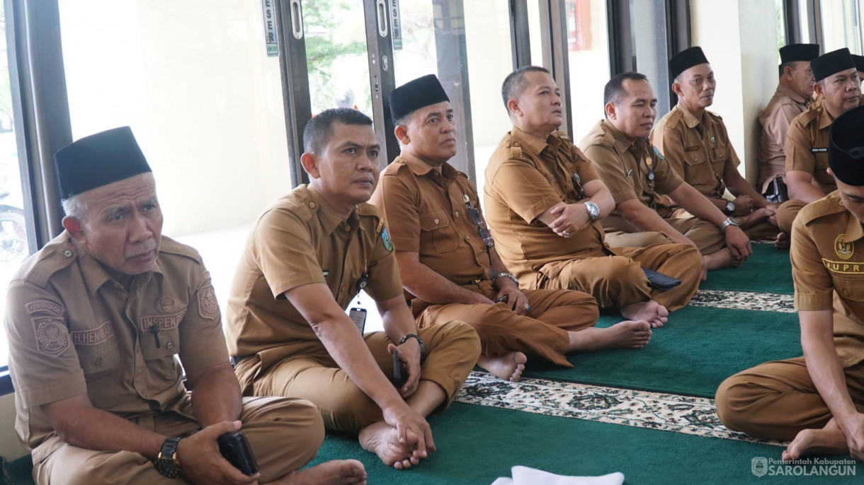 23 Februari 2026&nbsp;Sholat Dzuhur Berjamaah dan Kajian Ramadhan di Masjid Al Umara Kantor Bupati Sarolangun