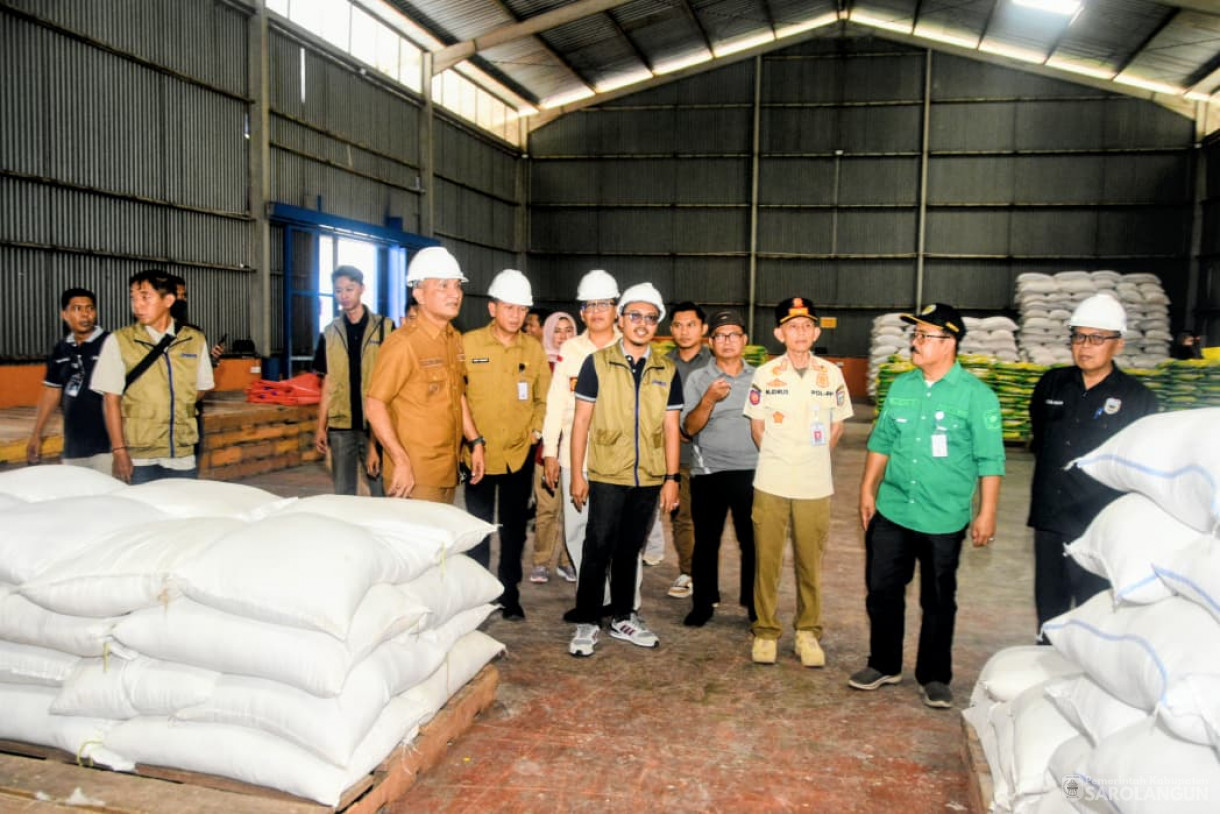 Monitoring Cadangan Beras di Bulog Merangin Dalam Rangka Menghadapi Natal Tahun 2025 dan Tahun Baru 2026