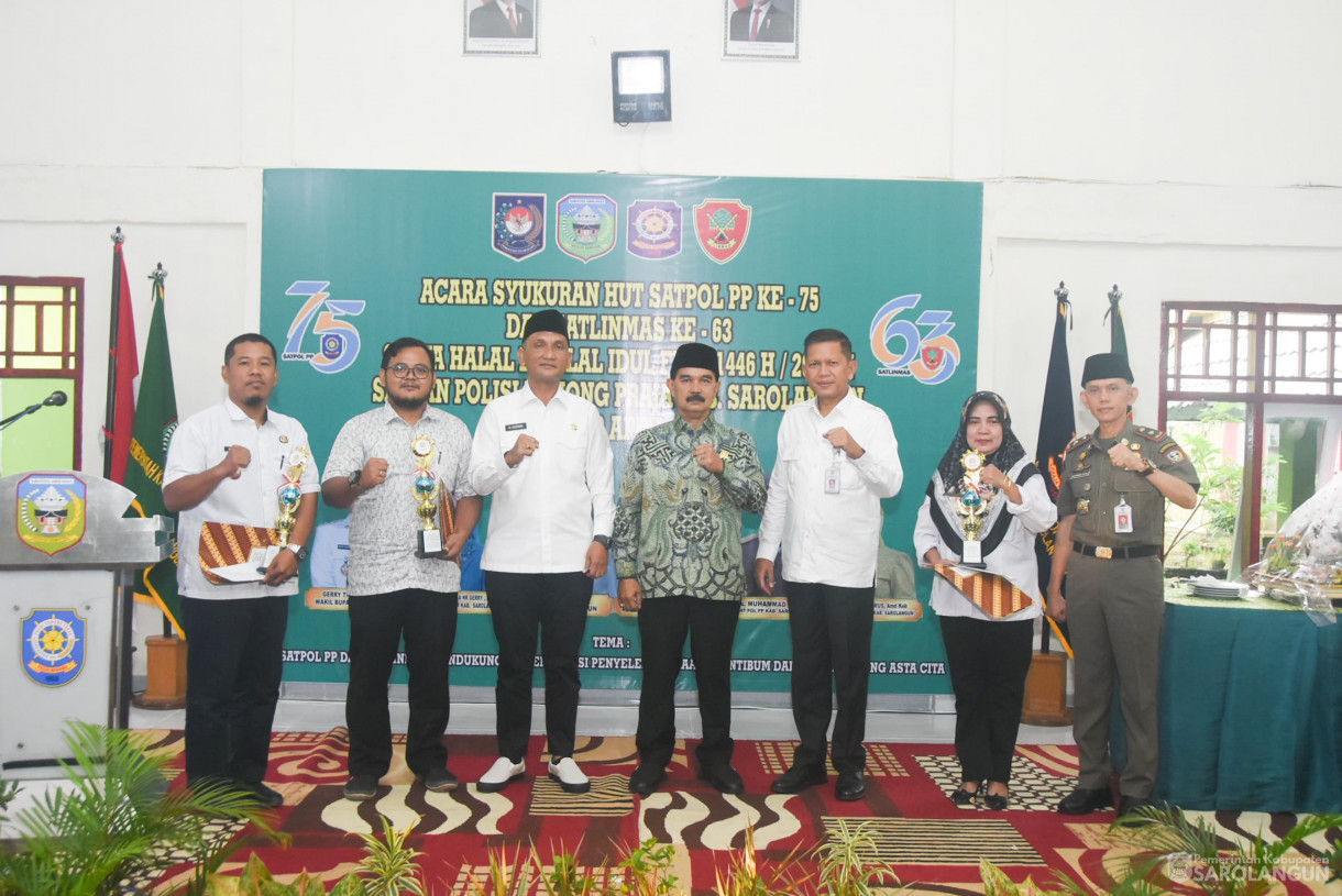 30 April 2025 - Syukuran HUT Satpol PP Ke 75 Tahun dan Satlinmas ke 63