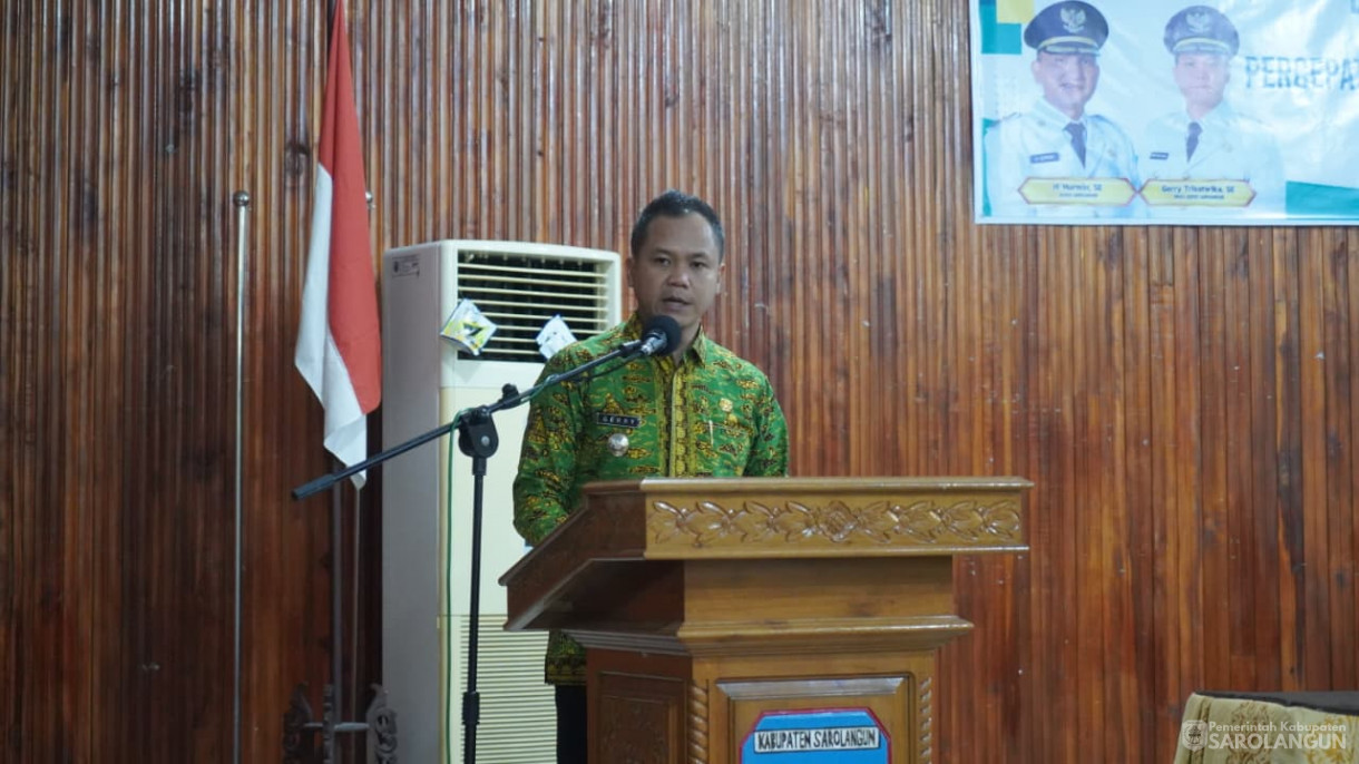 4 September 2025&nbsp; Wakil bupati Sarolangun Membuka Rapat Koordinasi Bimbingan Teknis Pengisian Web Aplikasi Aksi Konvergensi Percepatan Penurunan Stunting Kabupaten Sarolangun Tahun 2025