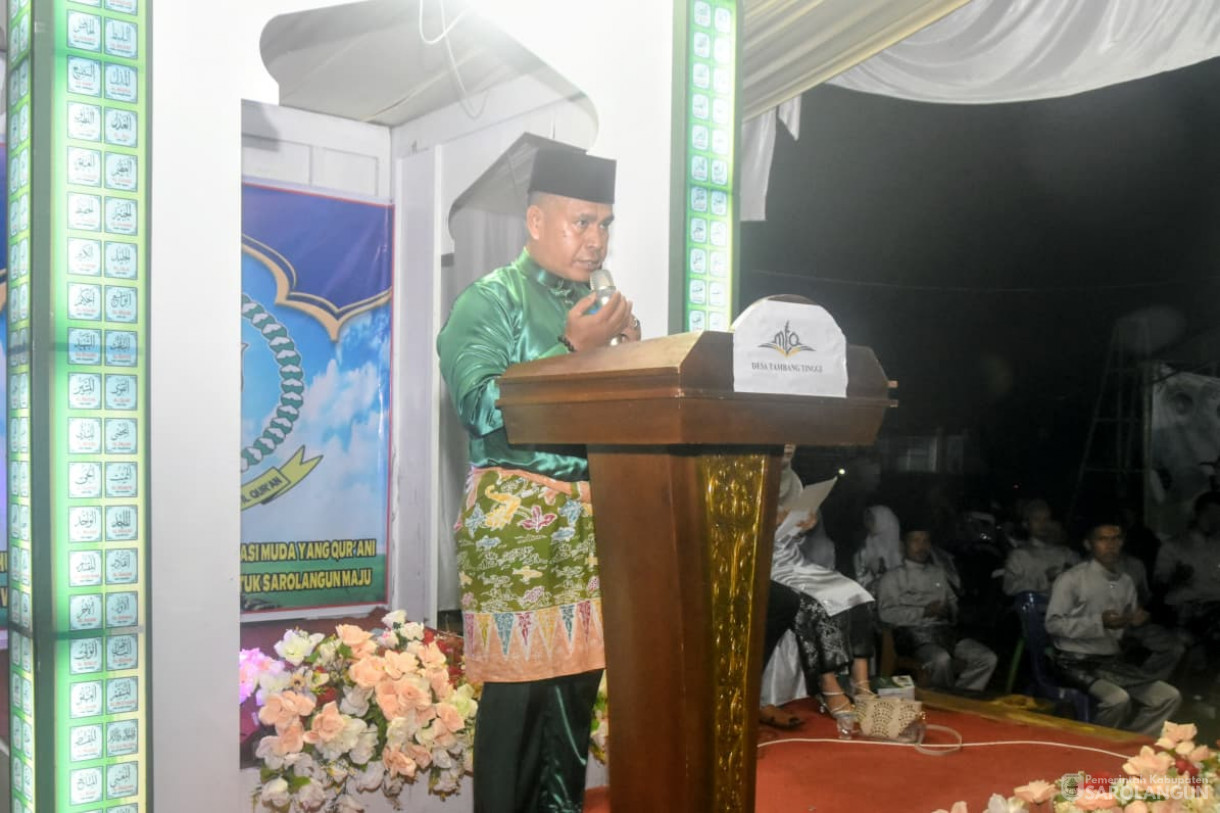 23 September 2025&nbsp; Pembukaan MTQ Ke III Tingkat Desa Tambang Tinggi dan HUT Desa Tambang Tinggi yang Ke 19 tahun